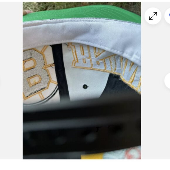 Boston Bruins Vintage Snapback hat by American Needle Light Up Logo NHL Wool - Picture 5 of 9